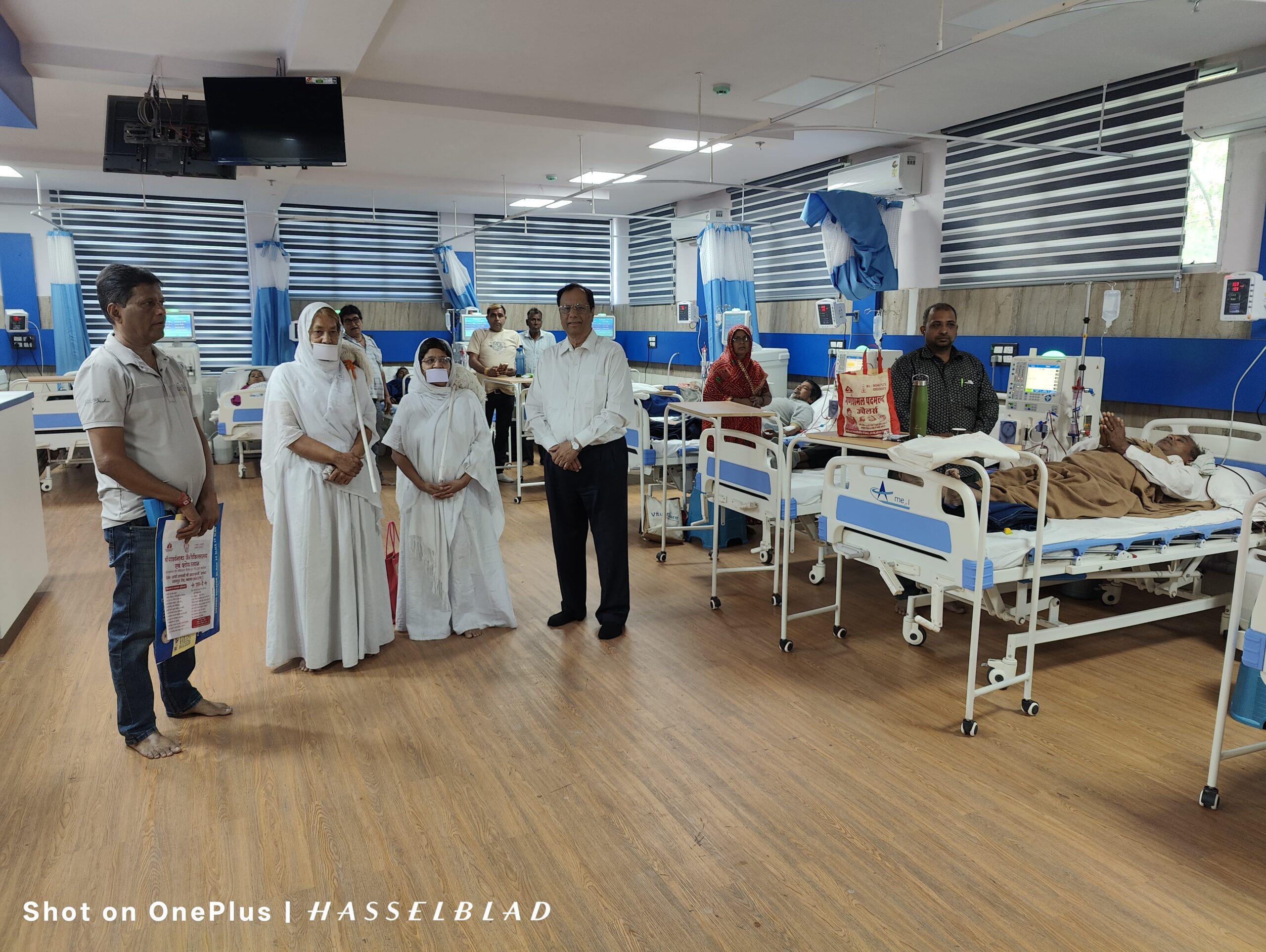 वरिष्ठ महासतीरत्ना डॉ सुशील जी म. सा. साध्वी श्रद्धाश्री ने पार्श्वनाथ अस्पताल में किए पगलिए